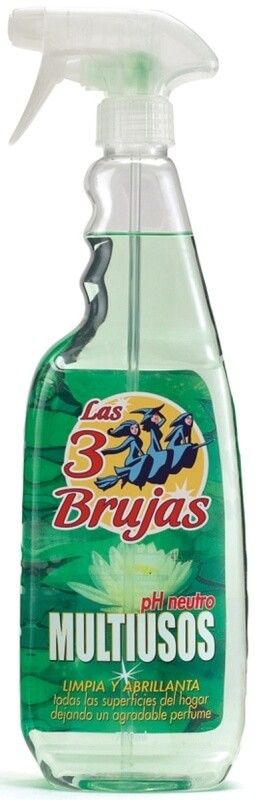 Las 3 Brujas Multiusos pH Neutro 750 ml – Limpia y Abrillanta con Suavidad