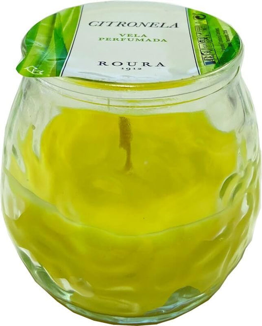 Roura Vela Perfumada Citronela – Aromatiza y Disfruta de tus Espacios con Frescura Natural