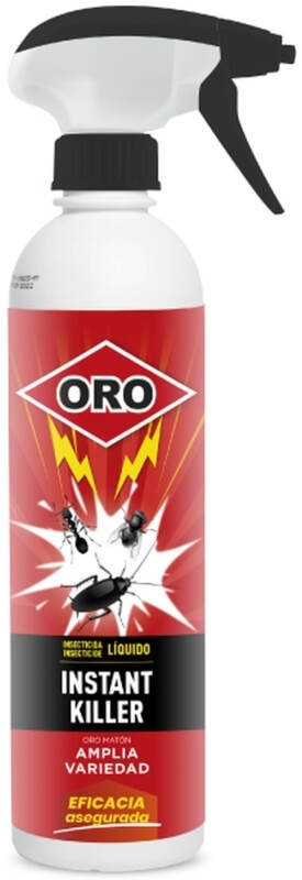 Oro Insecticida Líquido Instant Killer 500 ml – Amplia Variedad de Plagas con Eficacia Asegurada