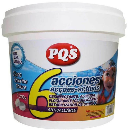 PQS Cloro 6 Acciones Anticalcáreo 5 Kg