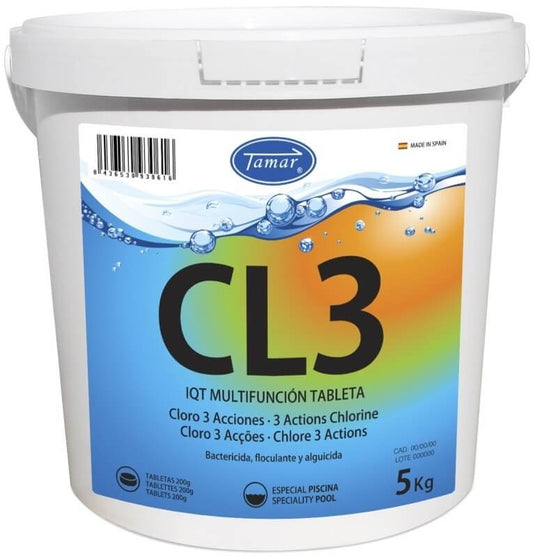 Tamar Cloro 3 Aciones 5 Kg