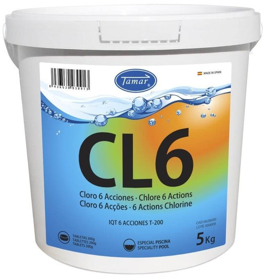 Tamar Cloro 6 Acciones 5 Kg