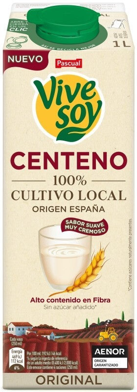 Vive Soy Bebida Centeno Soy Pk 6 x 1 L
