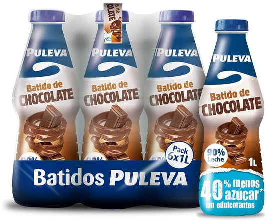 Puleva Batido Chocolate Pack 6 x 1L