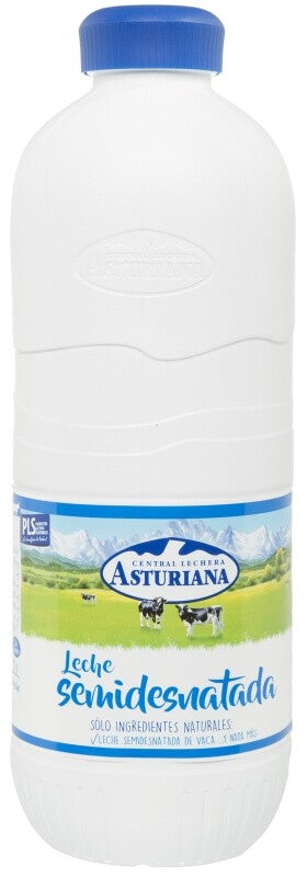 Asturiana Leche Semidesnatada Pk 6 x 2,200 L