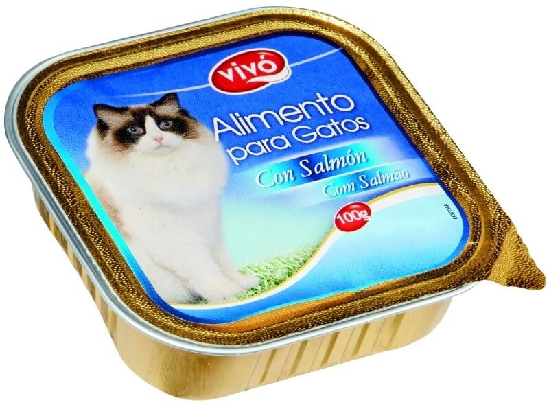 Vivo Alimento para Gatos con Salmón 100 g – Nutrición Completa y Sabor Irresistible