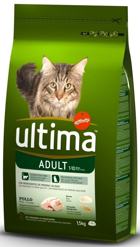 Ultima Pienso Gato Adulto Pollo 1,5K