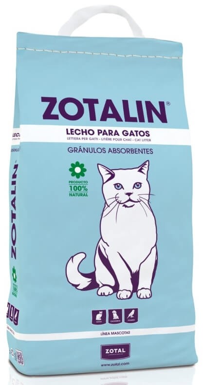 Zotalin Arena Absorbente para Gato 5 kg - Higiene y Control de Olores