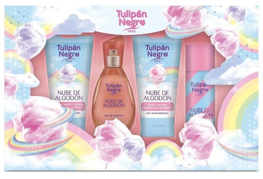 Tulipán Negro Estuche Nube de Algodón 50VP+GEL+BO+DE