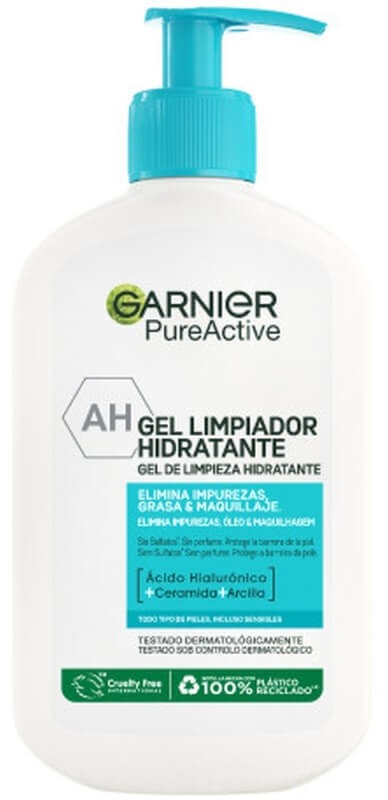 Garnier Pure Active Gel Limpiador Hidratante 250 ml