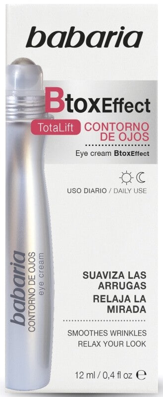 Babaria Contorno de Ojos Btox Effect TotaLift 12 ml - Suaviza Arrugas y Relaja la Mirada