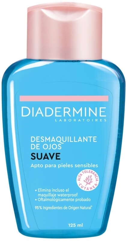Diadermine Desmaquillante de Ojos Suave 125 ml - Cuidado Delicado para Pieles Sensibles