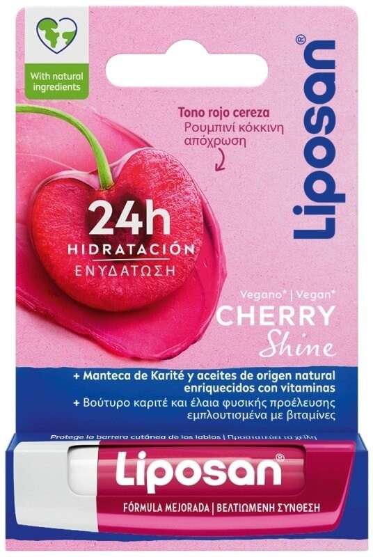 Liposan Hidratación Labial 24h Vegano Cherry
