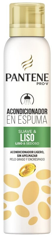 Pantene Acondicionador en Espuma Suave & Liso 180 Ml