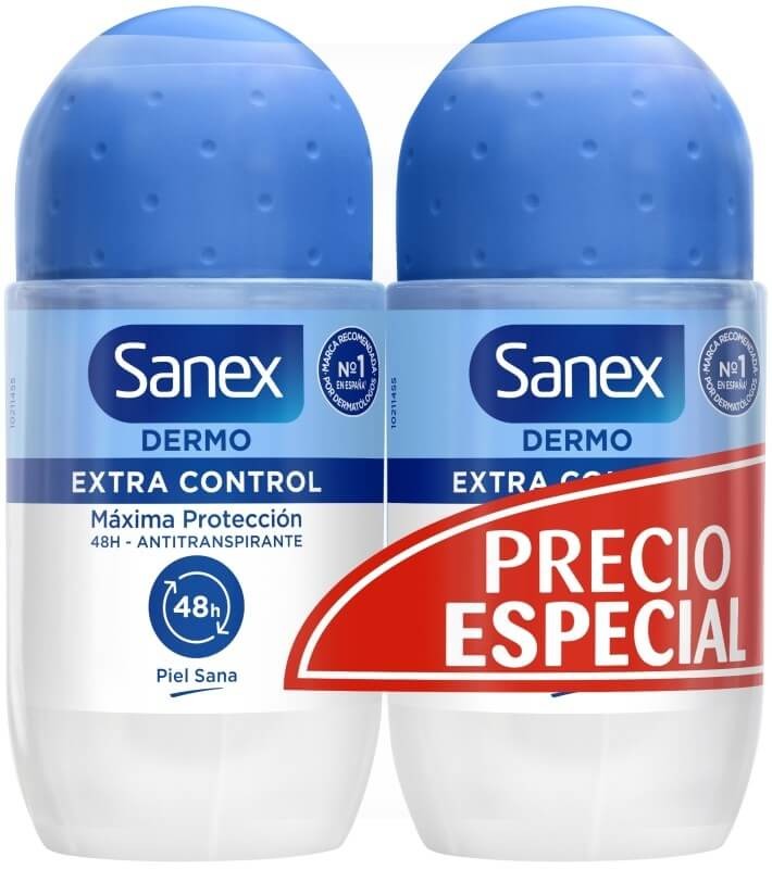 Sanex Dermo Desodorante Extra Control 2 x 50 Ml