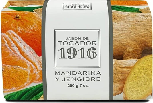 1916 Jabón de Tocador Mandarina y Jengibre 200 Gr