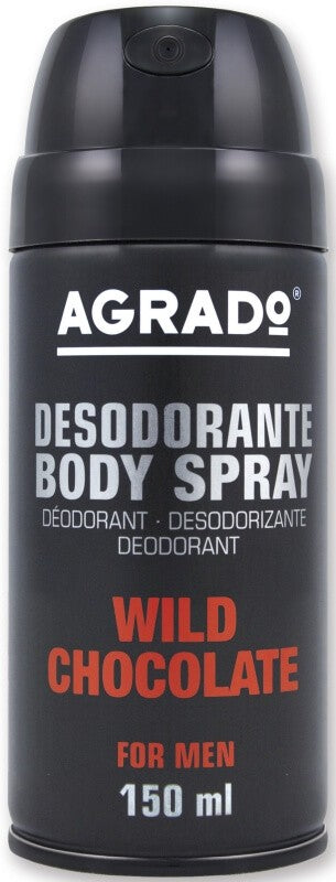 Agrado Desodorante Body Spray Wild Chocolate Men 150 Ml