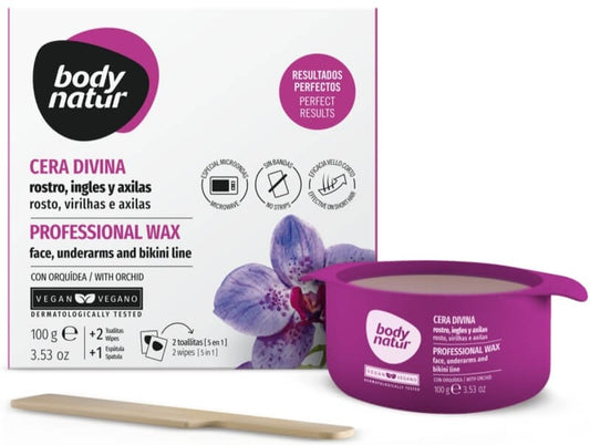Bodynatur Cera Divina Rostro, Ingles y Axilas 100G