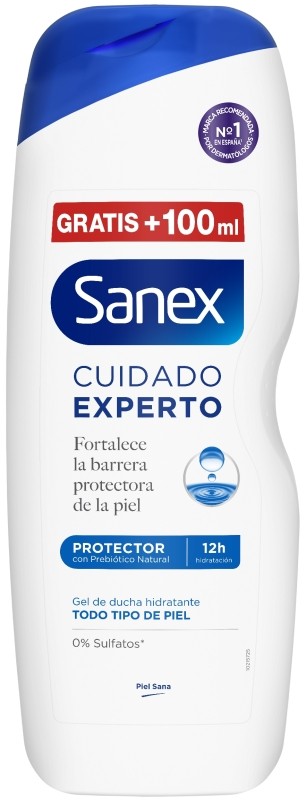 Sanex Cuidado Experto Gel de Ducha 700 ml – Protección Avanzada para una Piel Visiblemente Sana