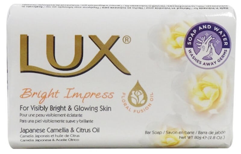 Lux Bright Impress Jabón en Barra 80 g – Limpieza, Suavidad y Piel Radiante
