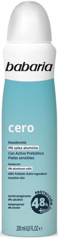 Babaria Desodorante Cero Pieles Sensibles 200 Ml