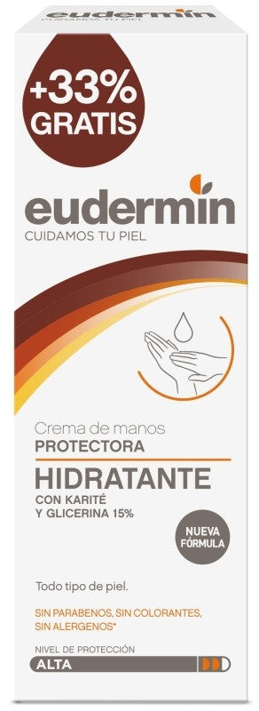Eudermin Hidratante con Karitê y Glicerina 75 Ml + 33%
