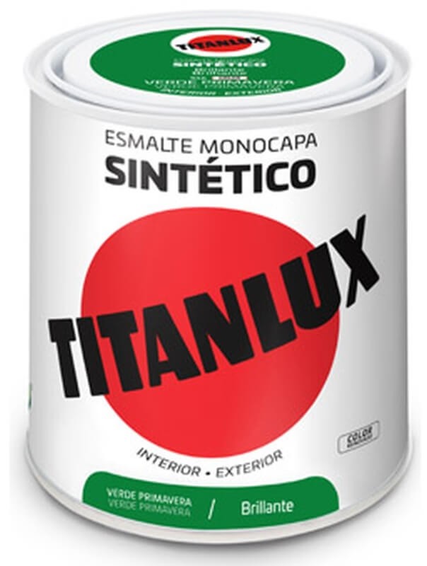 Titanlux Esmalte Monocapa Sintético Int y Ext 516 Verde Primavera Brillante 250