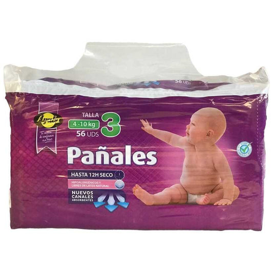 Ayala Pañales Talla 3 (4-10 kg) 56 Unidades
