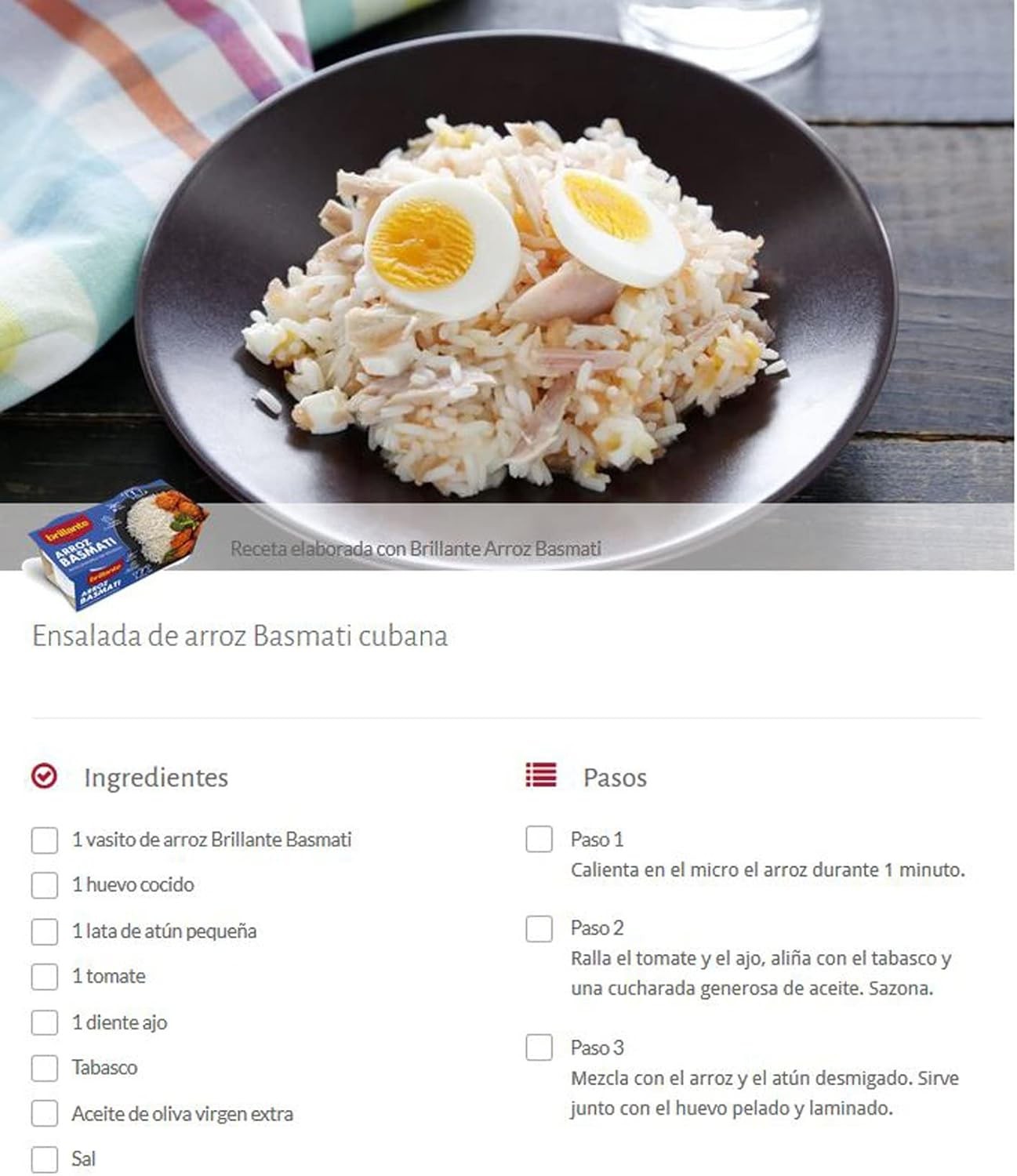 Brillante Arroz Basmati 125G PK2 - Arroz Aromático Listo en Minutos