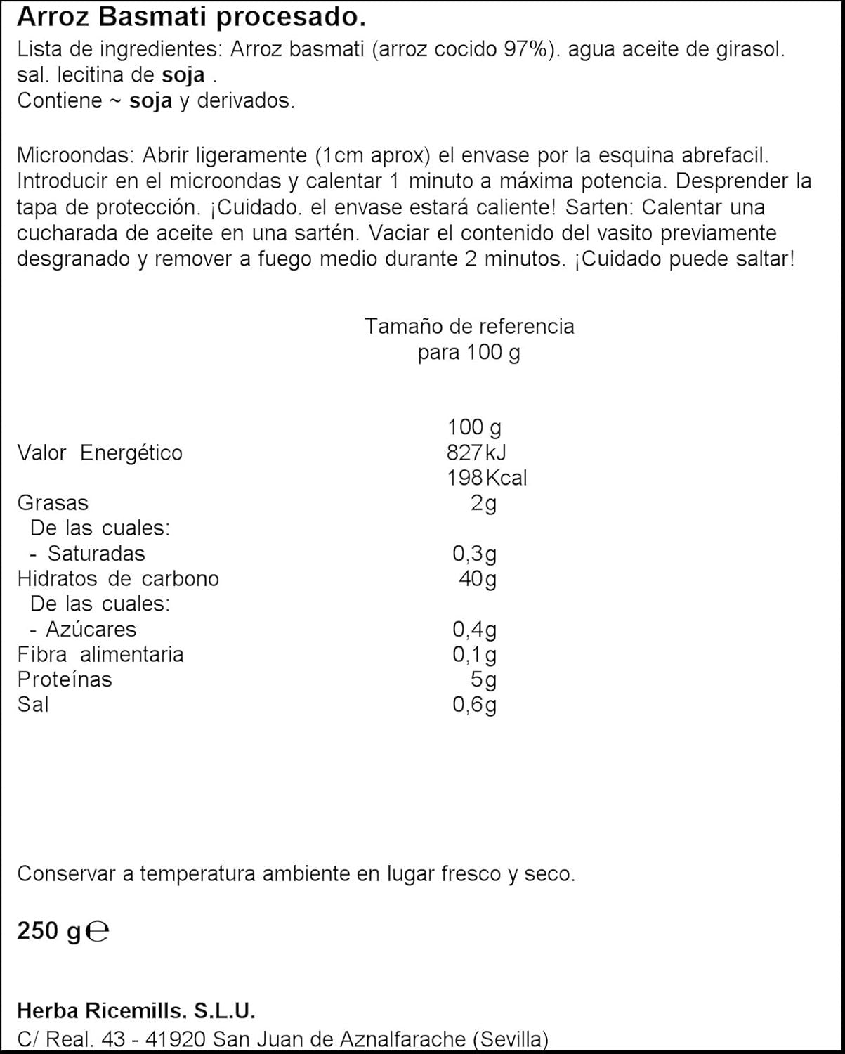 Brillante Arroz Basmati 125G PK2 - Arroz Aromático Listo en Minutos