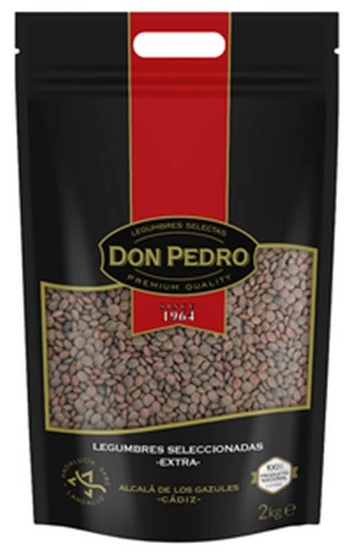Don Pedro Lenteja Pardina Doypack 2Kg