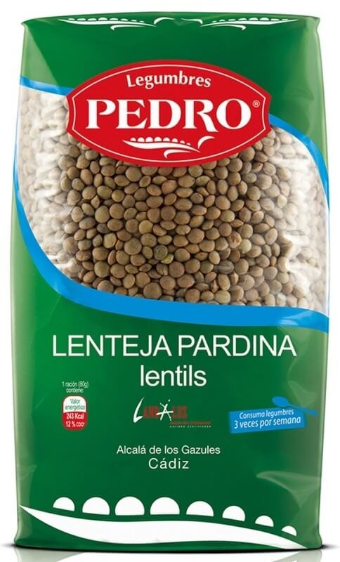 Pedro Legumbres Lenteja Pardina 500G