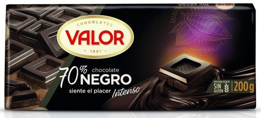 Valor Chocolate Negro 70% 200G