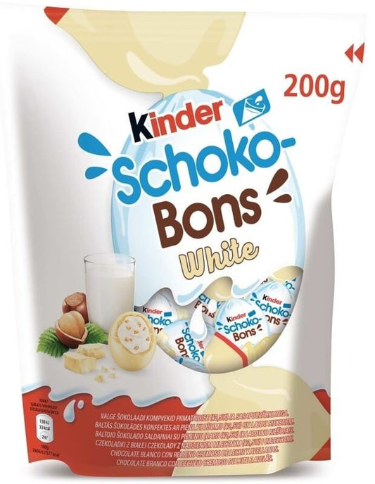 Kinder Shokobons White 200G