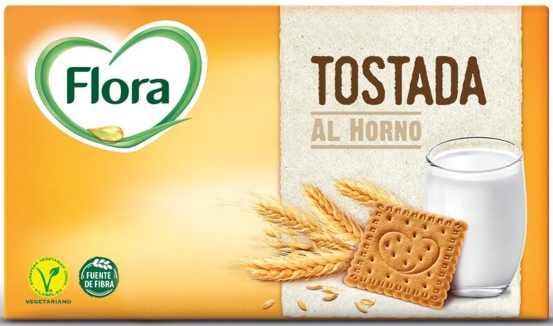 Flora Galleta Tostada Al Horno 450G