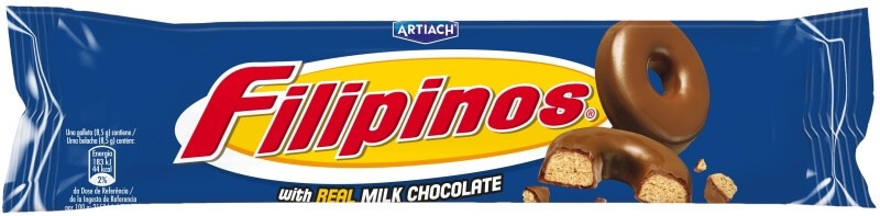 Filipinos Galletas Choco Leche 128G