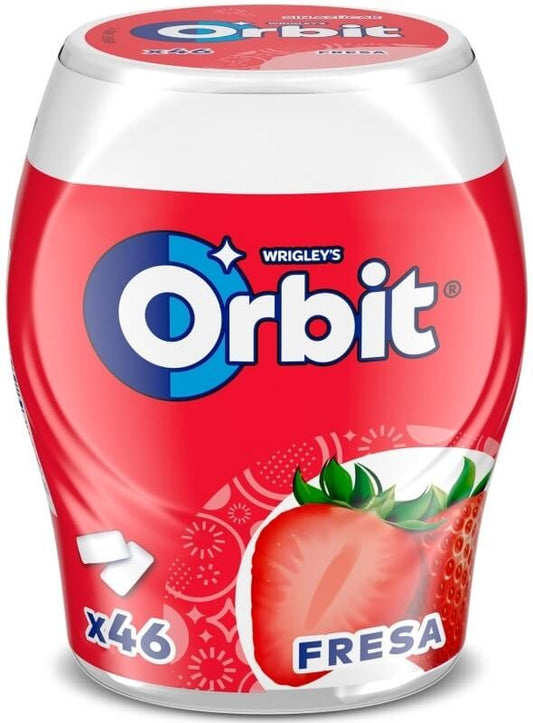 Orbit Chicle Sen Azúcares Fresa Box 46U