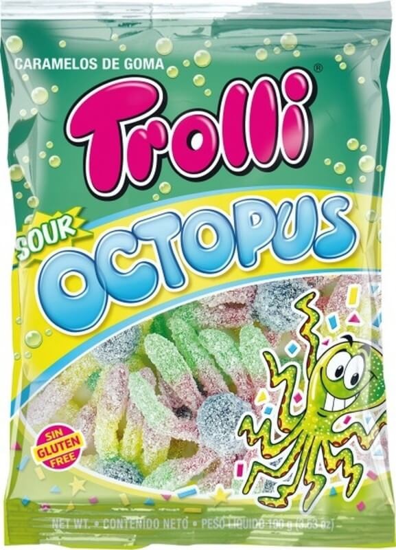 Trolli Octopus Sour 110G