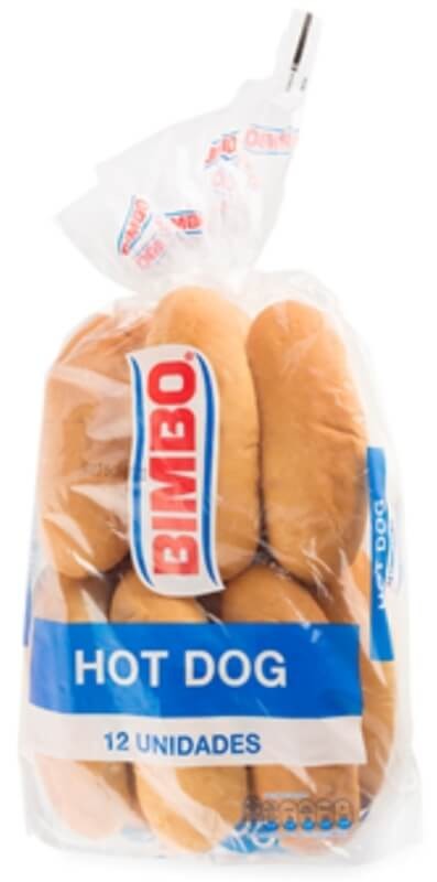 Bimbo Pan Hot Dog 12 Und 660G