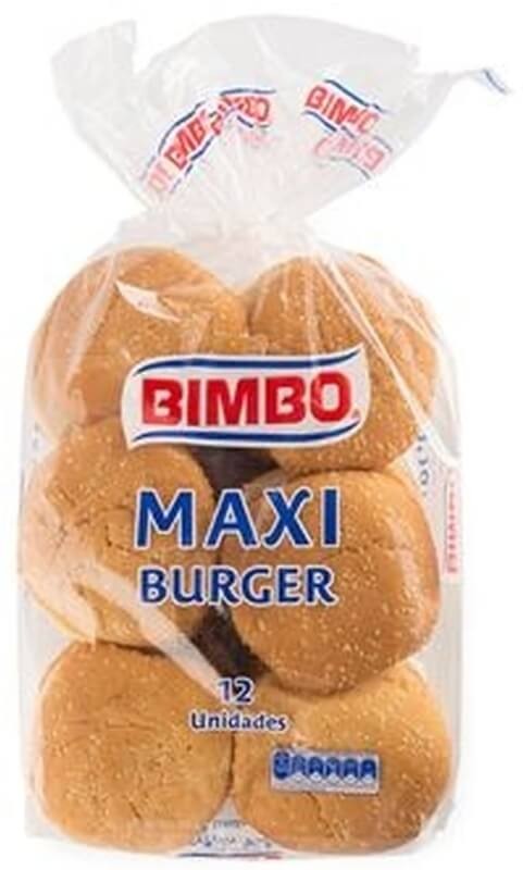 Bimbo Maxi Burger Hostelería 12U 660g – La Elección Perfecta para Hamburguesas Sabrosas y Creativas