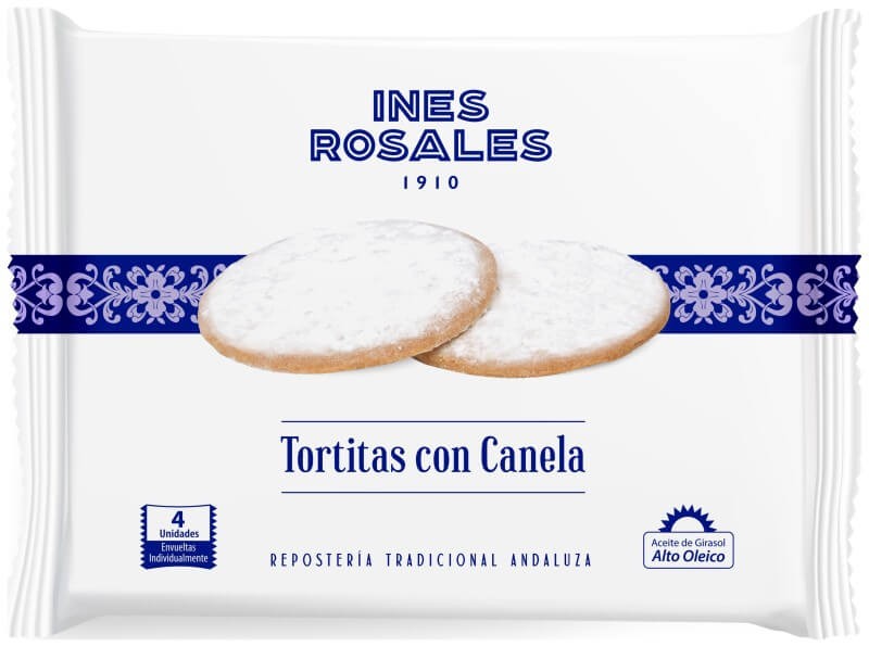 Ines Rosales Tortitas con Canela 4U 120G