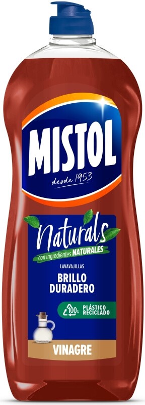 Mistol Naturals Lavavajillas Vinagre 650 ml