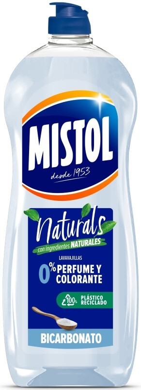 Mistol Naturals Lavavajillas Bicarbonato 650 ml