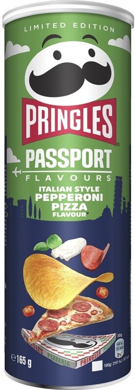 Pringles Passport Pizza Pepperoni 165G
