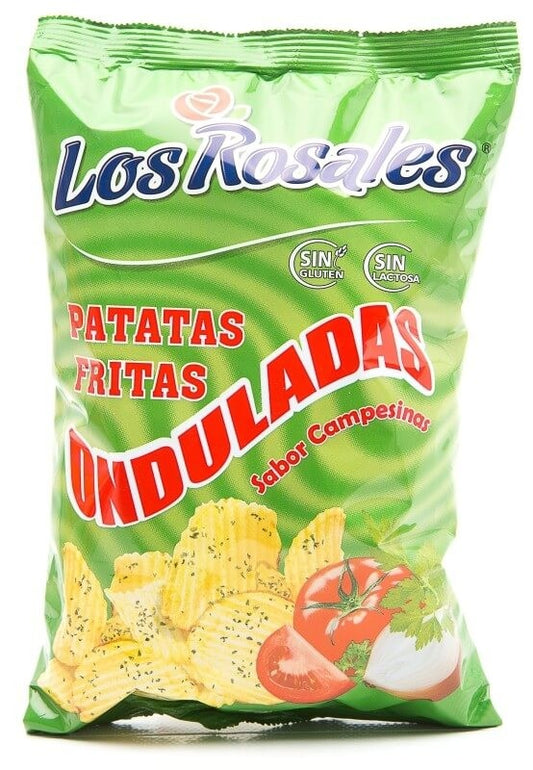 Los Rosales Patatas Fritas Onduladas Campesinas 140G