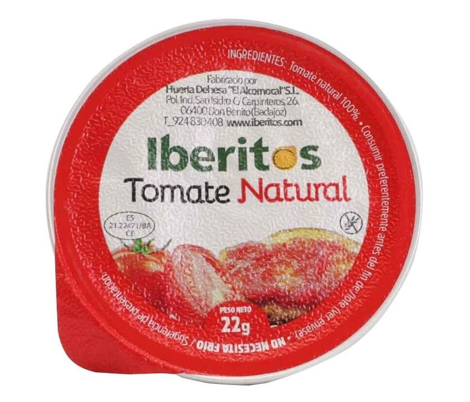 Iberitos Tomate Natural Monodosis 45 x 22 gr