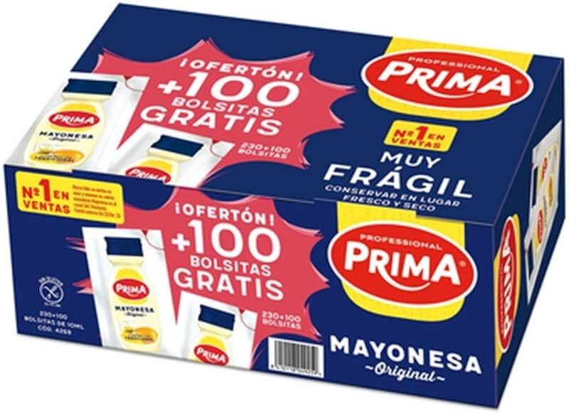 Prima Mayonesa Caja 230+100SB 10Ml