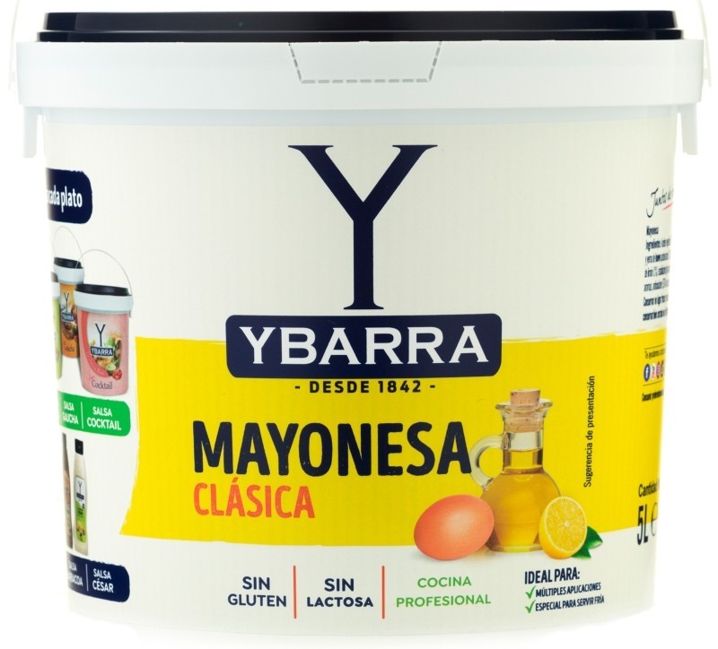 Ybarra Mayonesa Clásica 5L – El Sabor Profesional que Potencia tus Platos