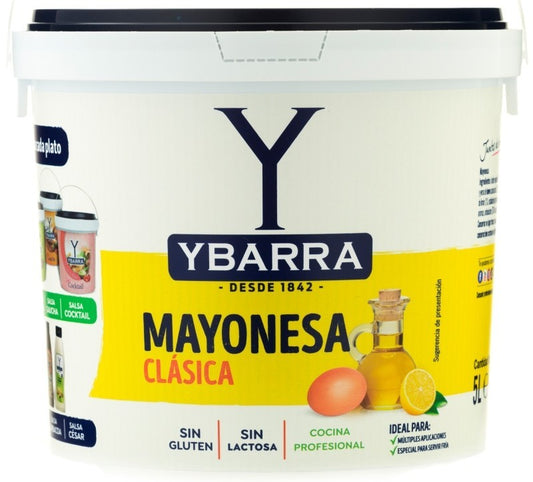 Ybarra Mayonesa Clásica 5L – El Sabor Profesional que Potencia tus Platos