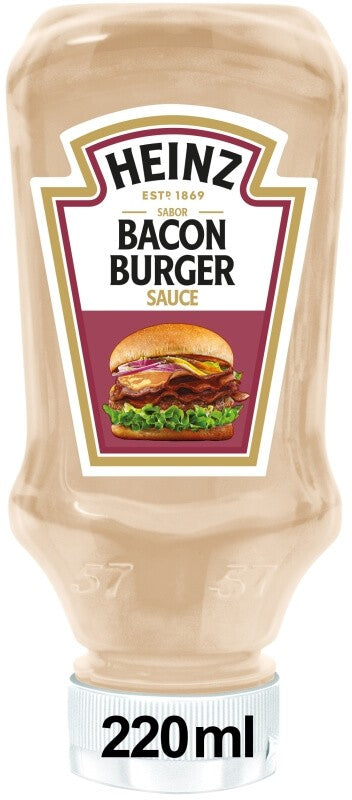 Heinz Bacon Burger Sauce 220 ml - La Salsa Perfecta para tus Hamburguesas
